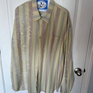 Tommy Bahama XXL Silk Long Sleeve Shirt